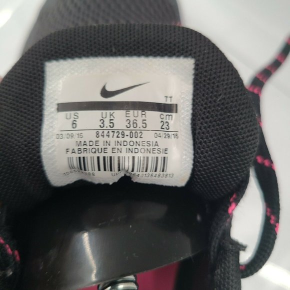NIKE‎ Flex Experience RN5 Black Sneakers, Wmns Sz 6 - Picture 6 of 7